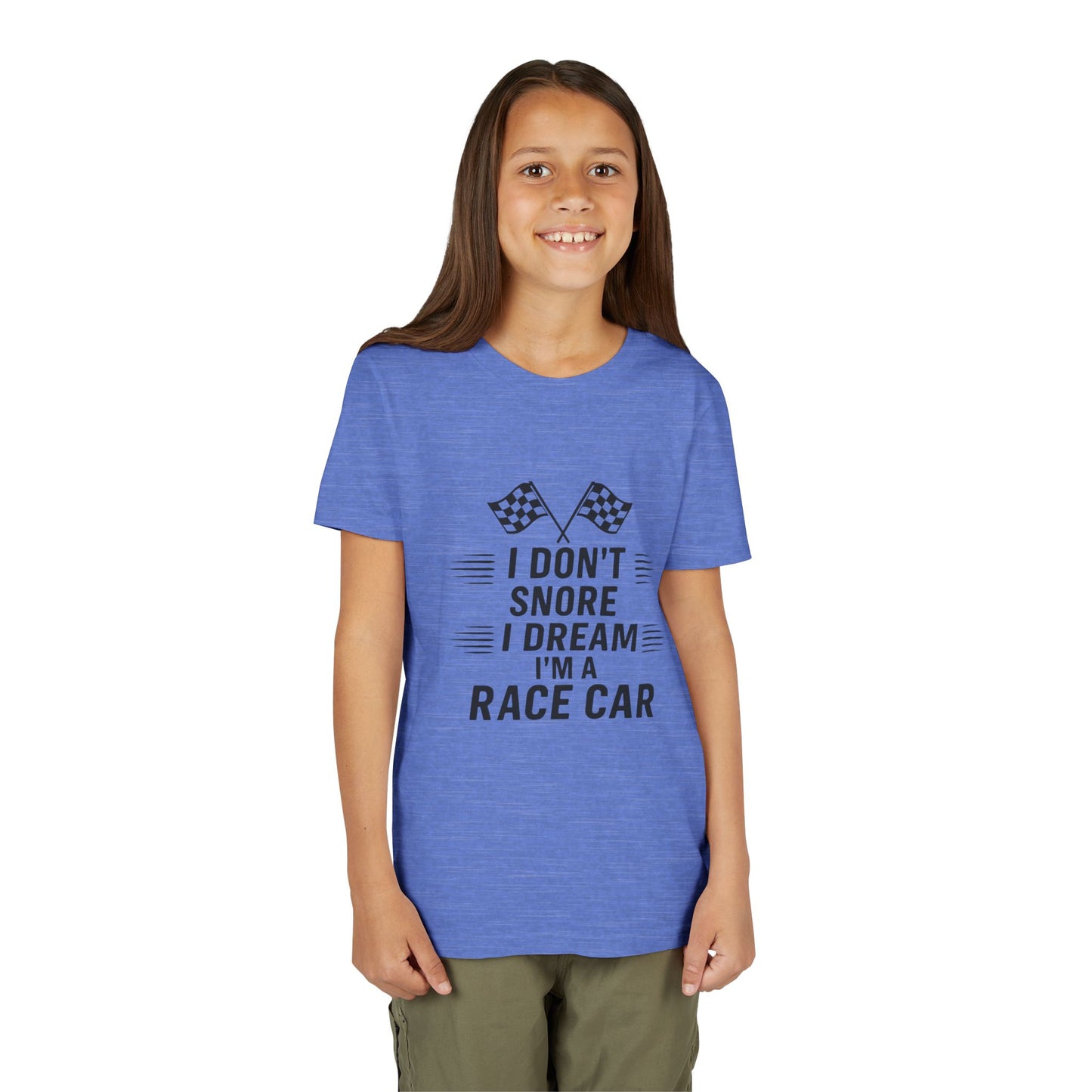 I Don't Snore Youth Unisex Short Sleeve Crewneck Tee