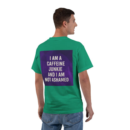 Caffeine Junkie Men's Short-Sleeve Crewneck Tee