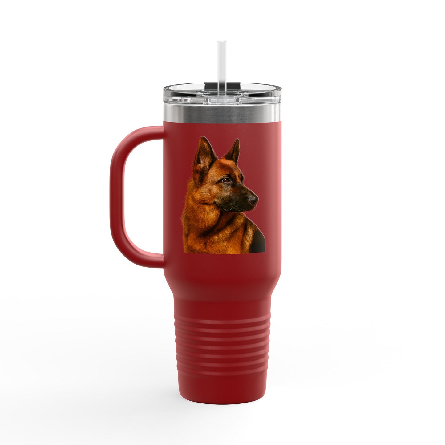 German Shepherd Head Insulated Travel Mug