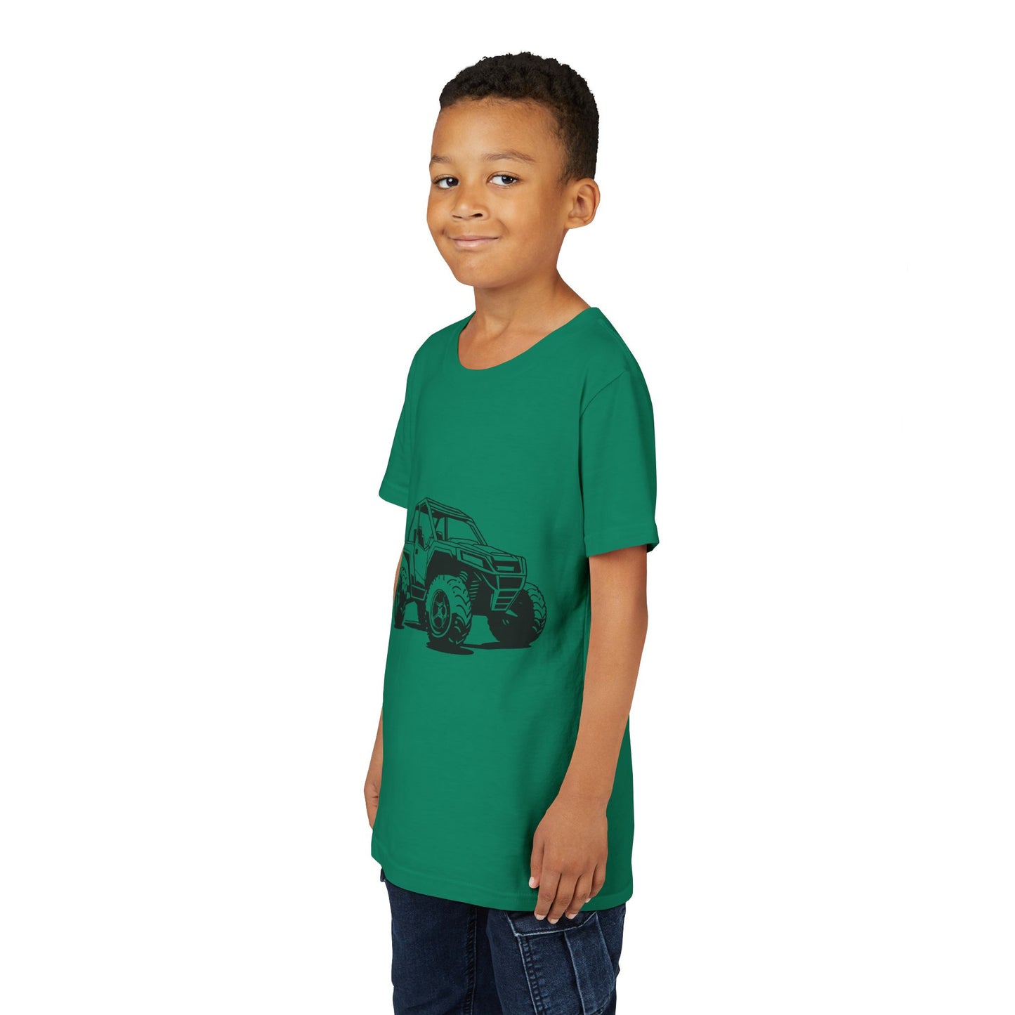Off The Beaten Path Side By Side Youth Unisex Short Sleeve Crewneck Tee