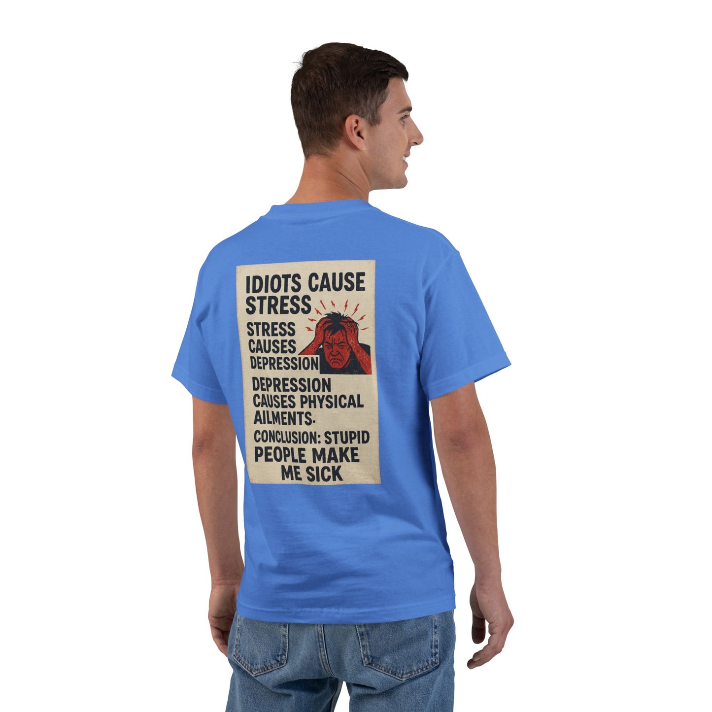 Stupid People Men's Short-Sleeve Crewneck Tee