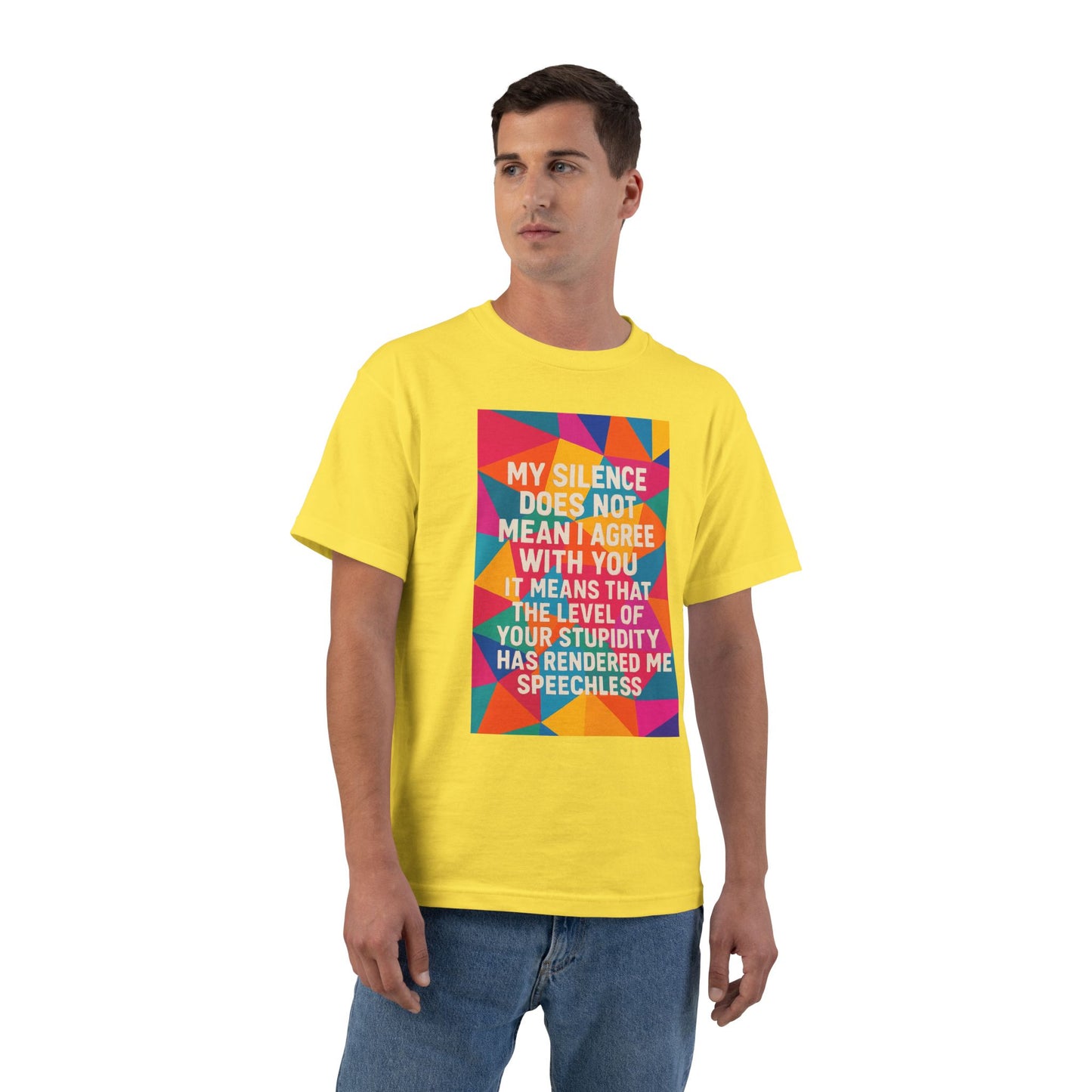 Speechless Men's Short-Sleeve Crewneck Tee