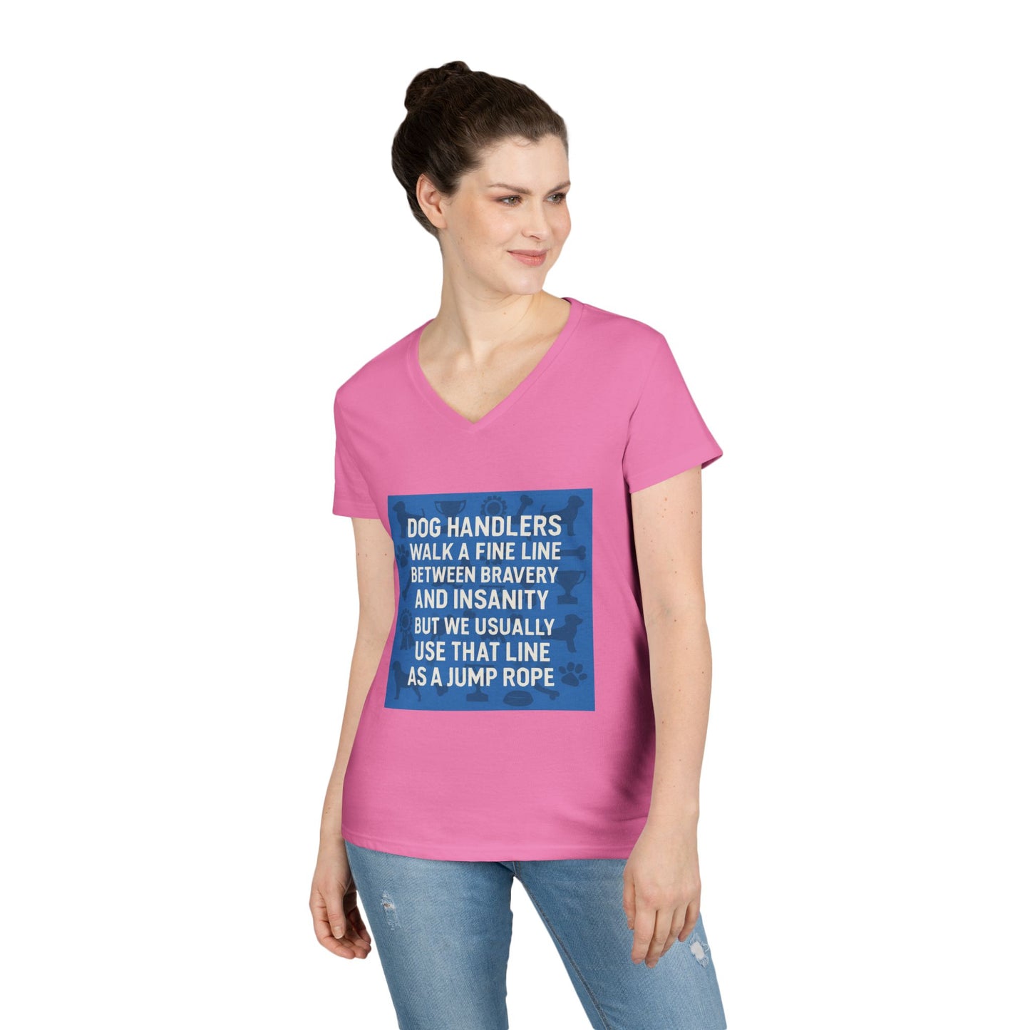 Jump Rope Women's V-Neck T-Shirt
