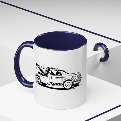 Wheel Lift Tow Truck 2-Tone Coffee Mug