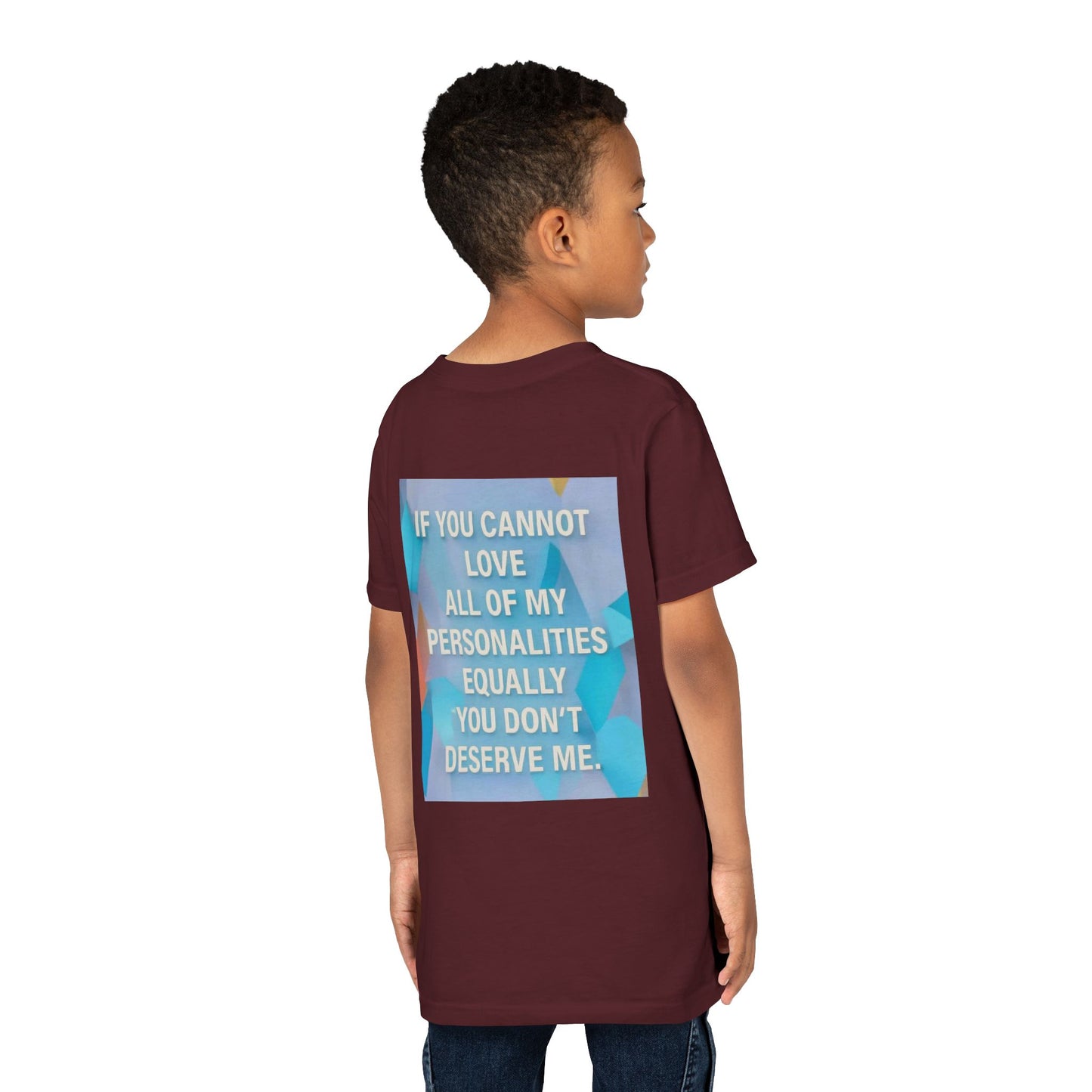 All Of My Personalities Youth Unisex Short Sleeve Crewneck Tee