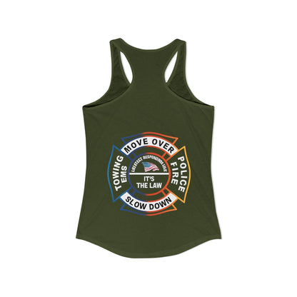 Let First Responders Live Women's Racerback Tank
