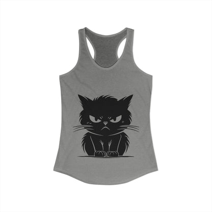 Angry Cat Women's Racerback Tank