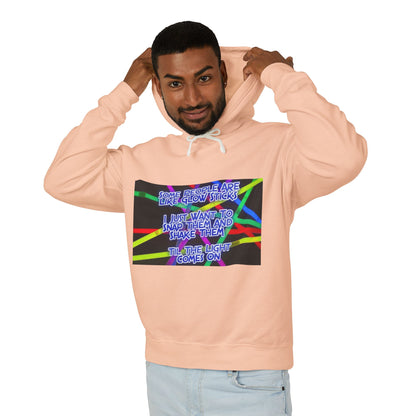 Glow Sticks Unisex Lightweight Hoodie