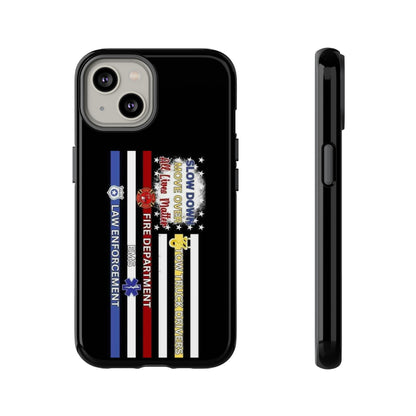 Slow Down Move Over Flag iPhone Case
