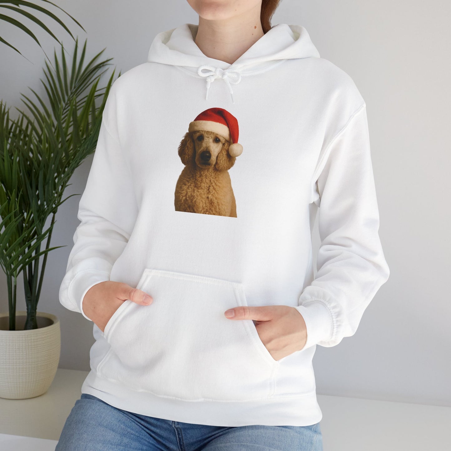 Santa Paws Poodle Unisex Hoodie