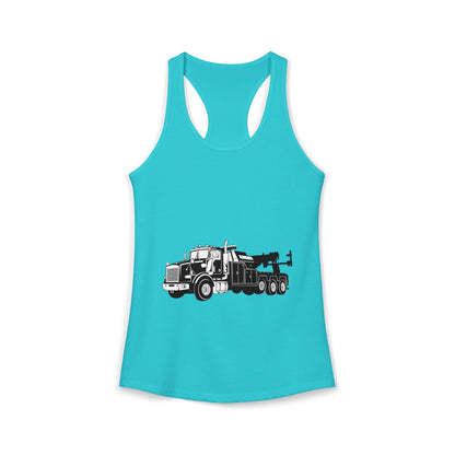 Heavy Tow Truck Women's Racerback Tank