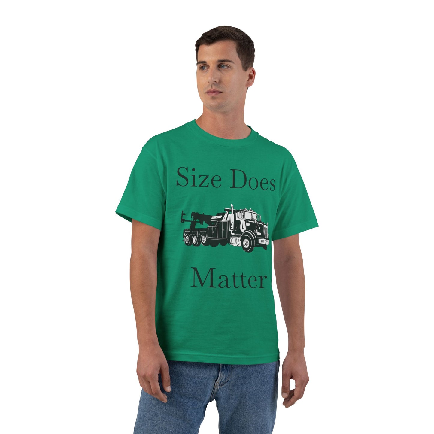 Size Does Matter Men's Short-Sleeve Crewneck Tee