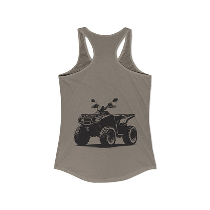 Off The Beaten Path Quad Women's Racerback Tank