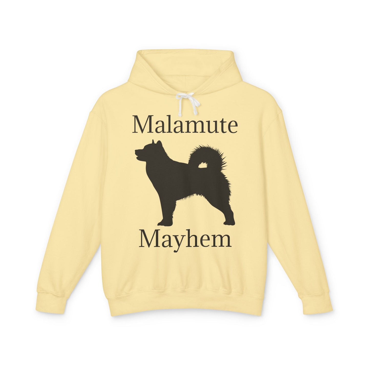 Malamute Mayhem Unisex Lightweight Hoodie