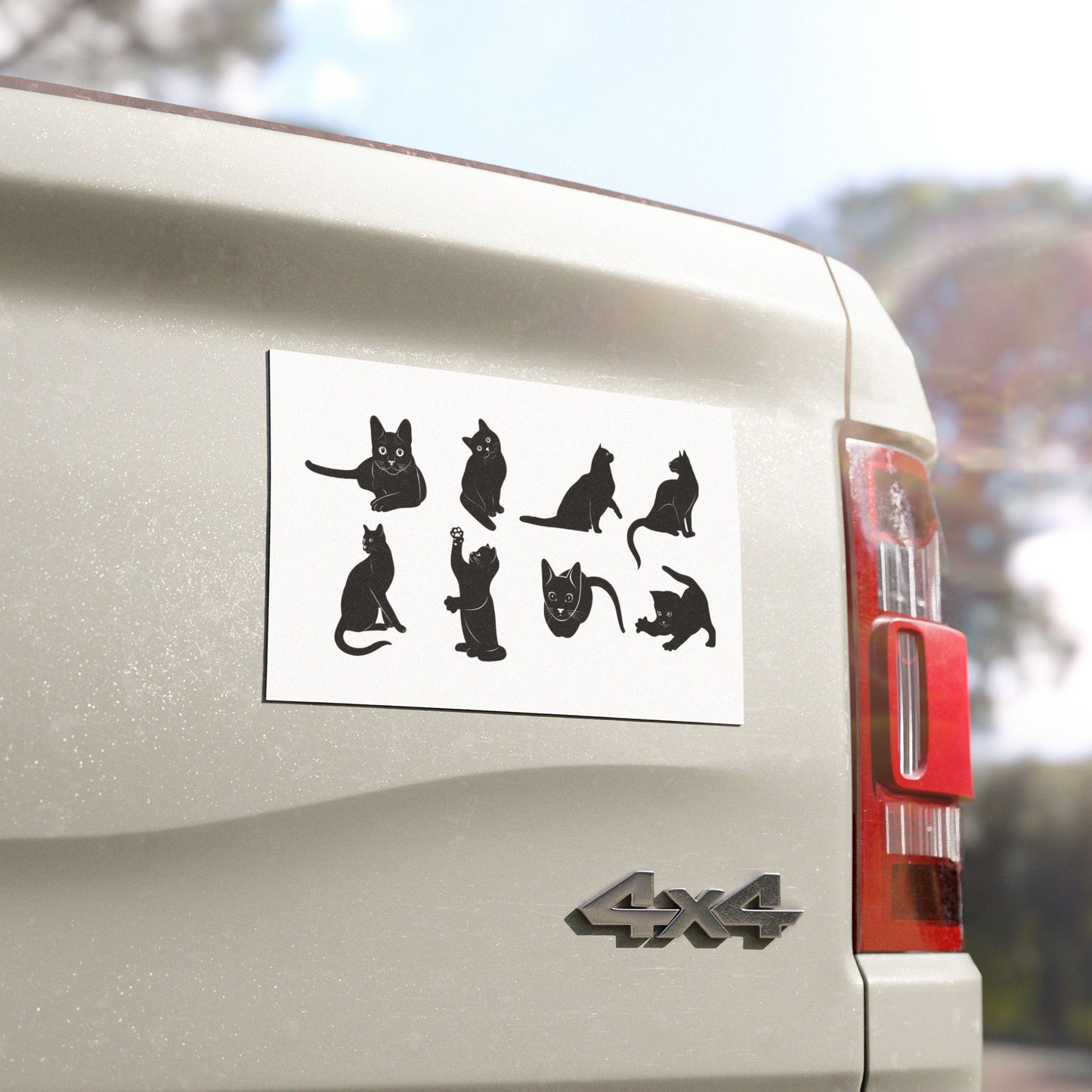 Cats Indoor/Outdoor Magnet
