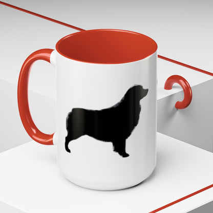 Aussie Silhouette 2-Tone Coffee Mug