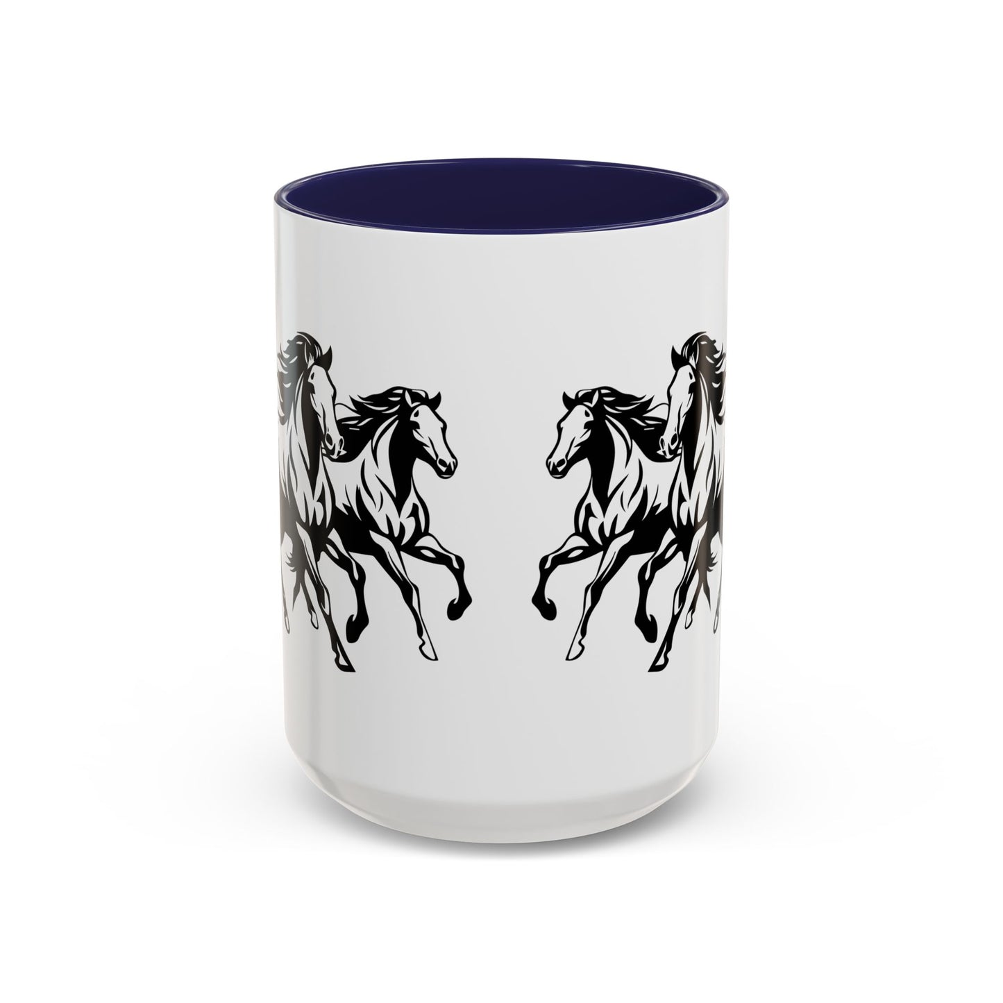 Horsin' Around 2-Tone Coffee Mug
