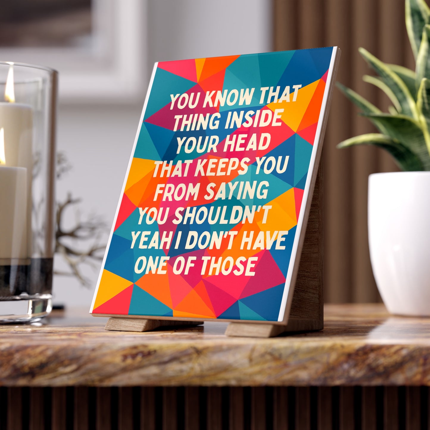 No Filter Ceramic Photo Tile