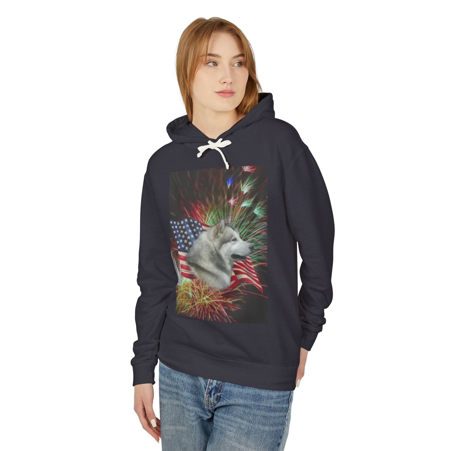 American Malamute Unisex Lightweight Hoodie