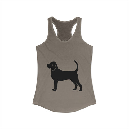 Bloodhound Silhouette Women's Racerback Tank