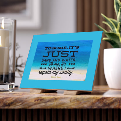 Dr. Beach Ceramic Photo Tile