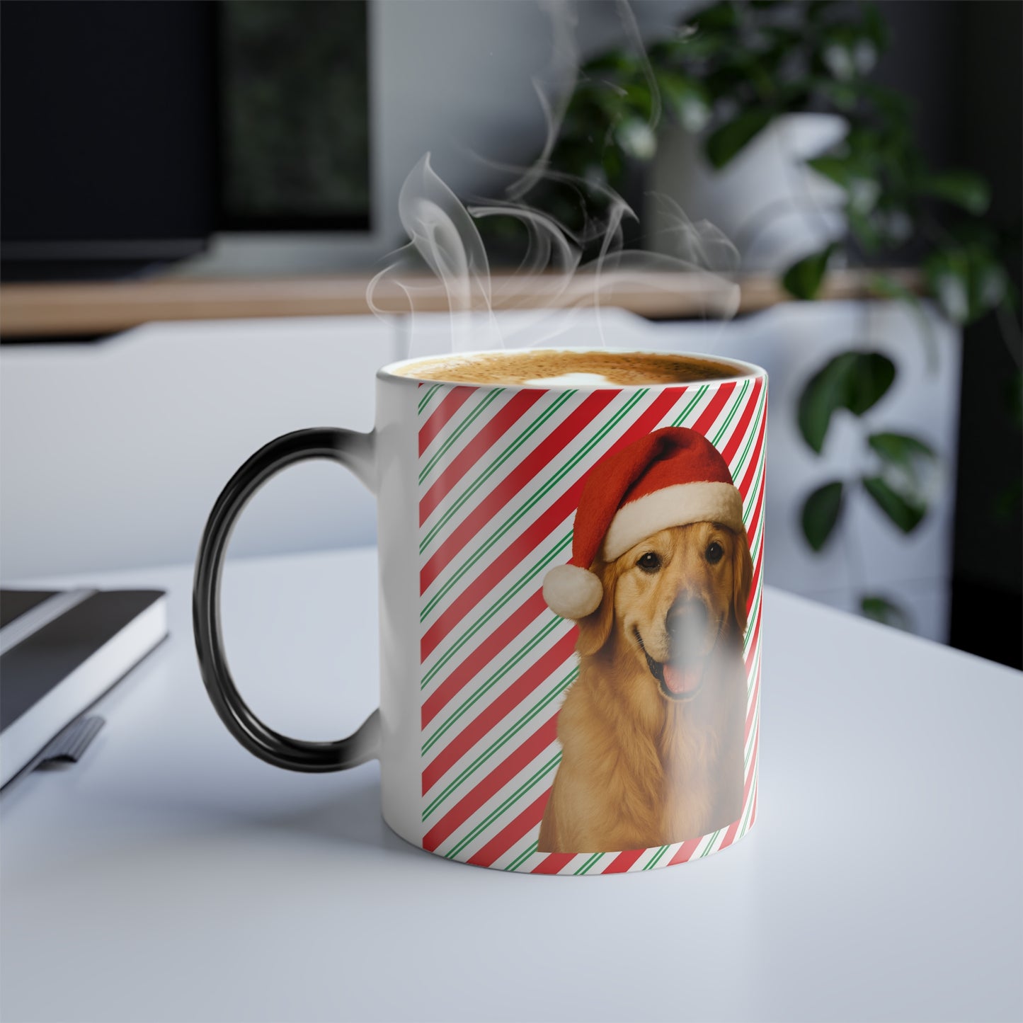 Santa Paws Golden Color Changing Mug