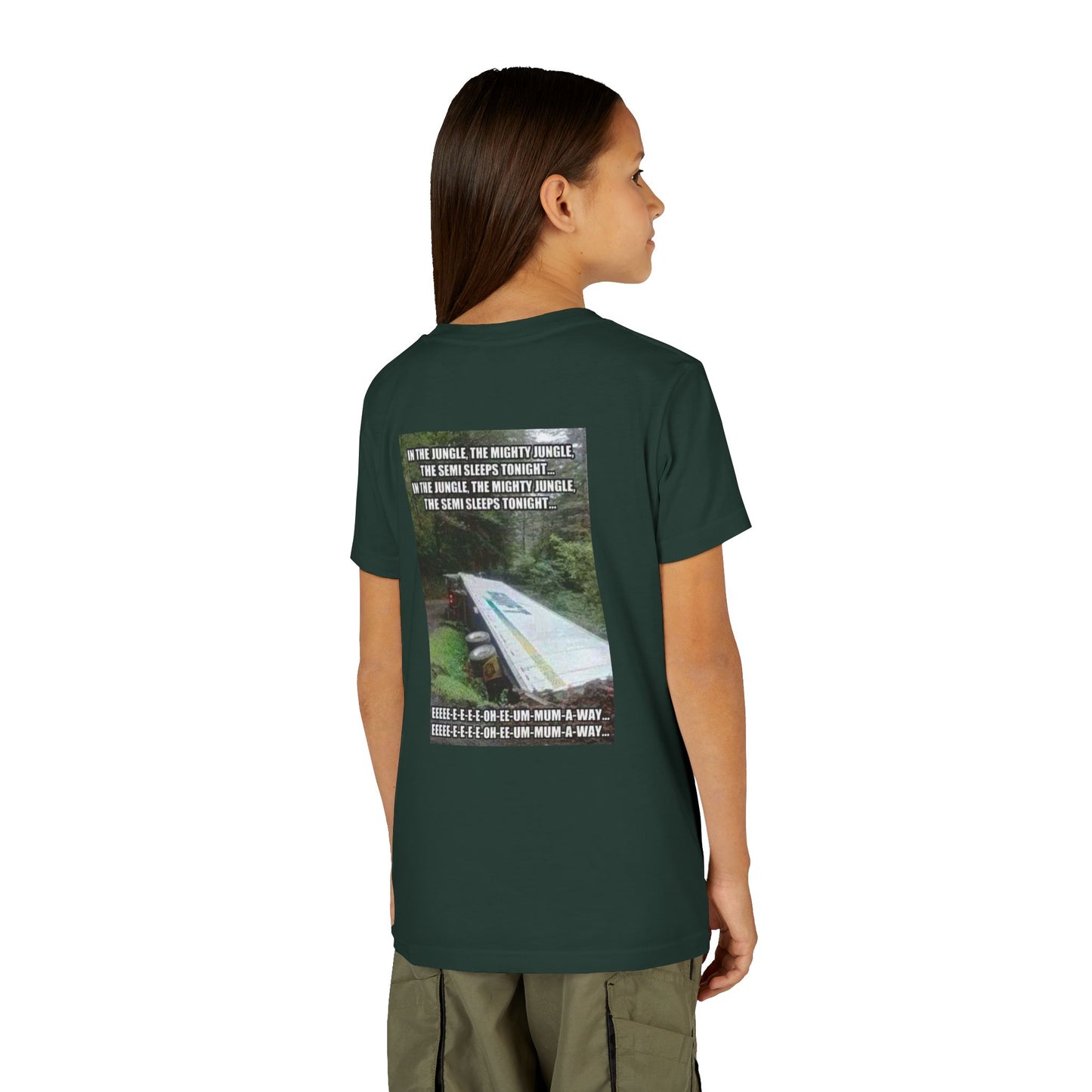 Semi Sleeps Youth Unisex Short Sleeve Crewneck Tee