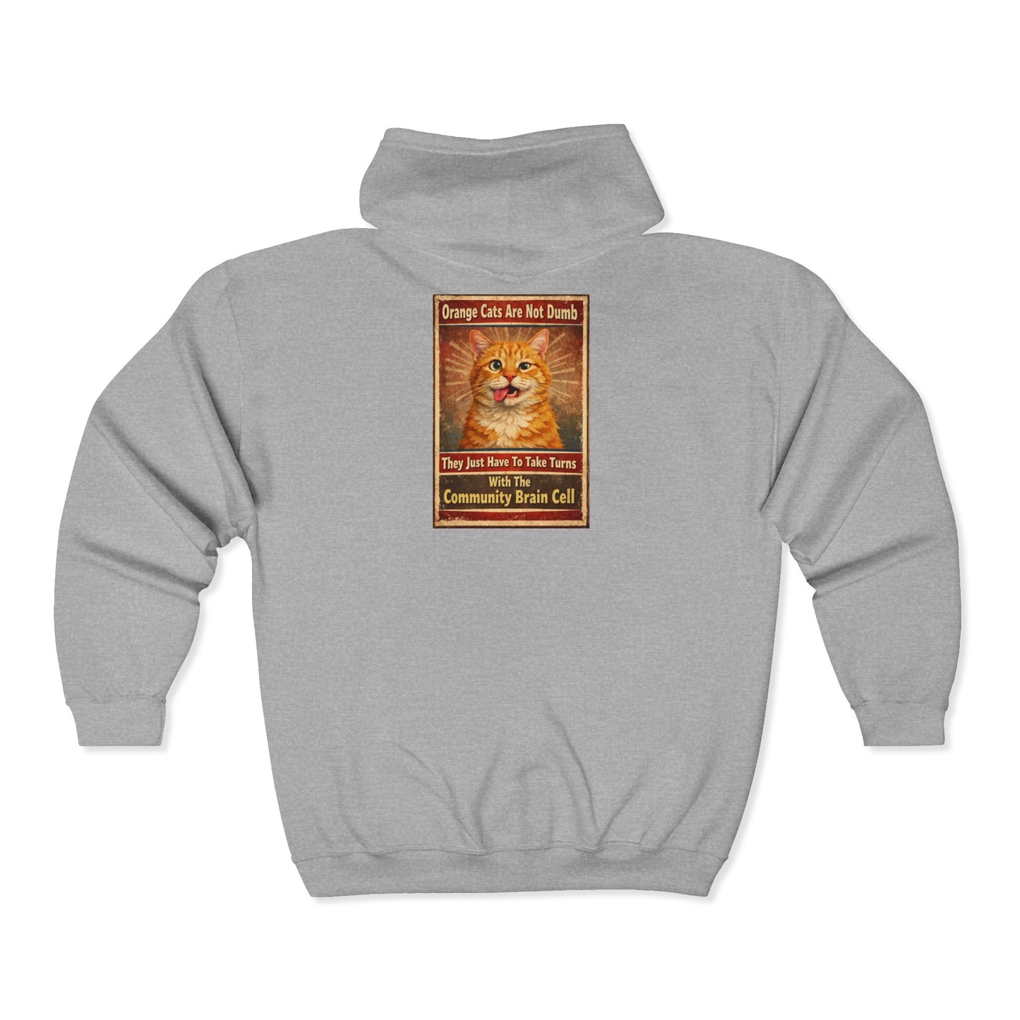 Community Brain Cell Unisex Full Zip Hoodie
