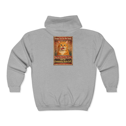 Community Brain Cell Unisex Full Zip Hoodie