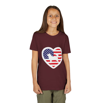 Malamute Flag Youth Unisex Short Sleeve Crewneck Tee