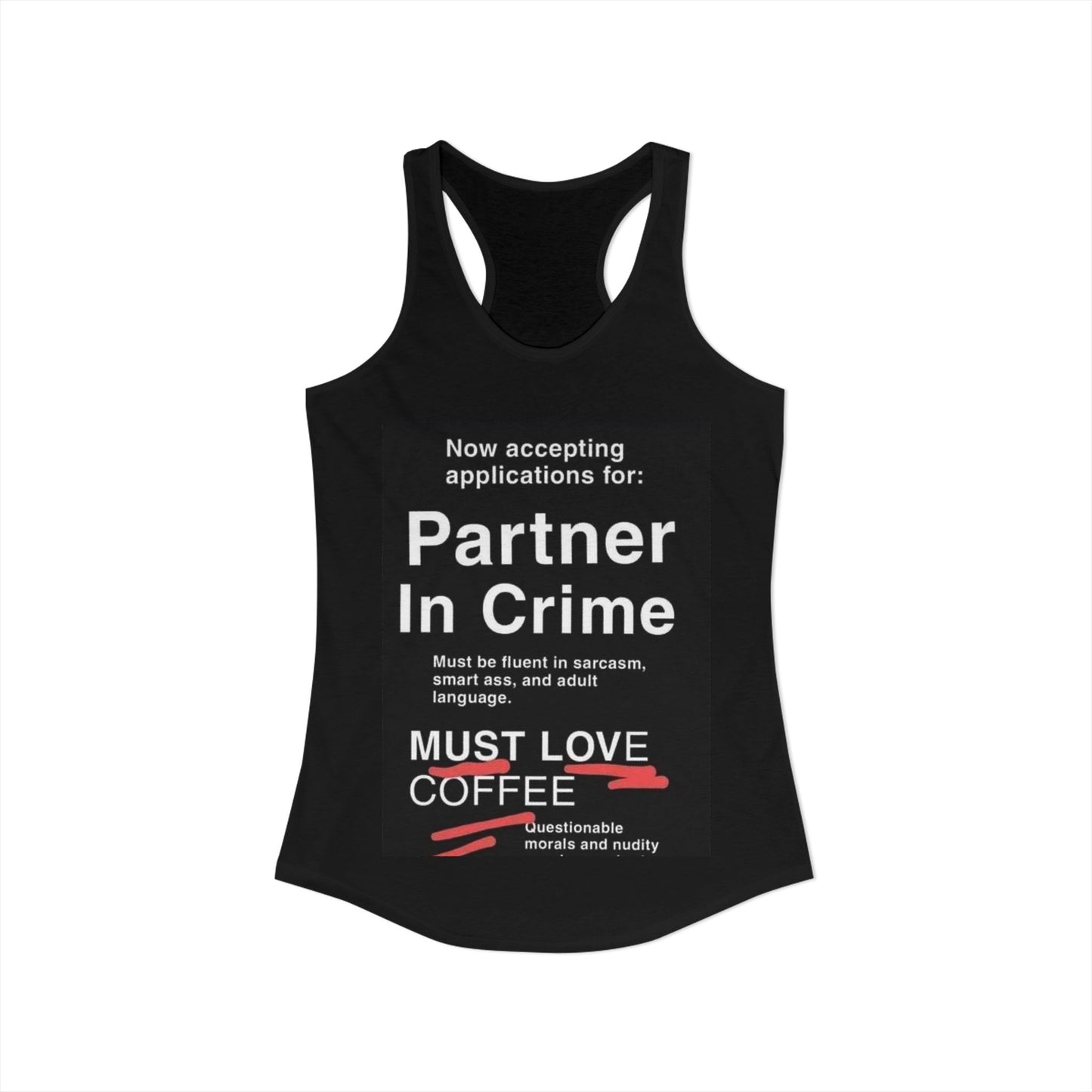 Partner In Crime Women's Racerback Tank