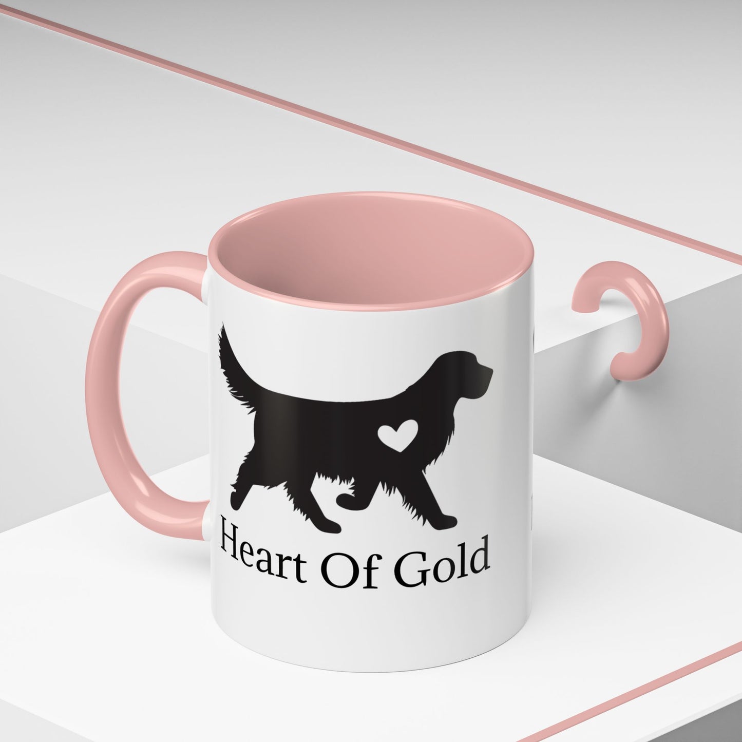 Heart Of Gold 2-Tone Coffee Mug