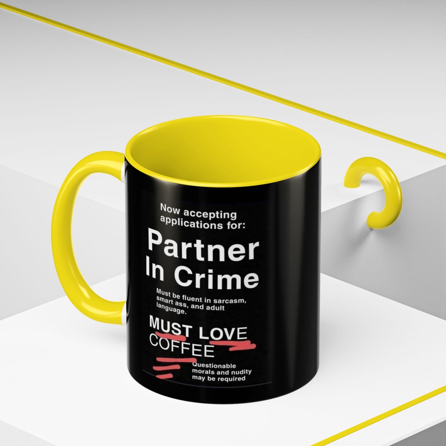 Partner In Crime 2-Tone Coffee Mug