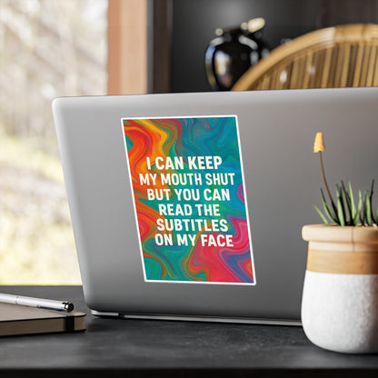 Subtitles Vinyl Decal