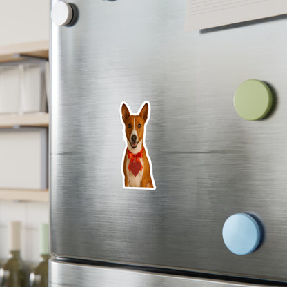 Cupid's Companion Basenji Vinyl Decal