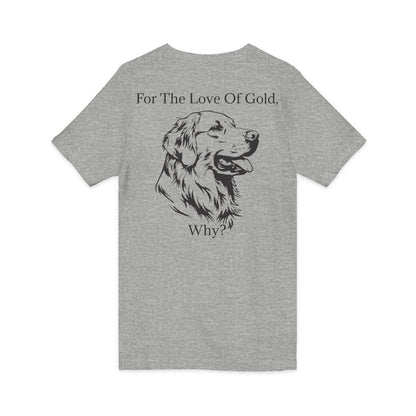 For The Love Of Gold Unisex Short Sleeve V-Neck Tee
