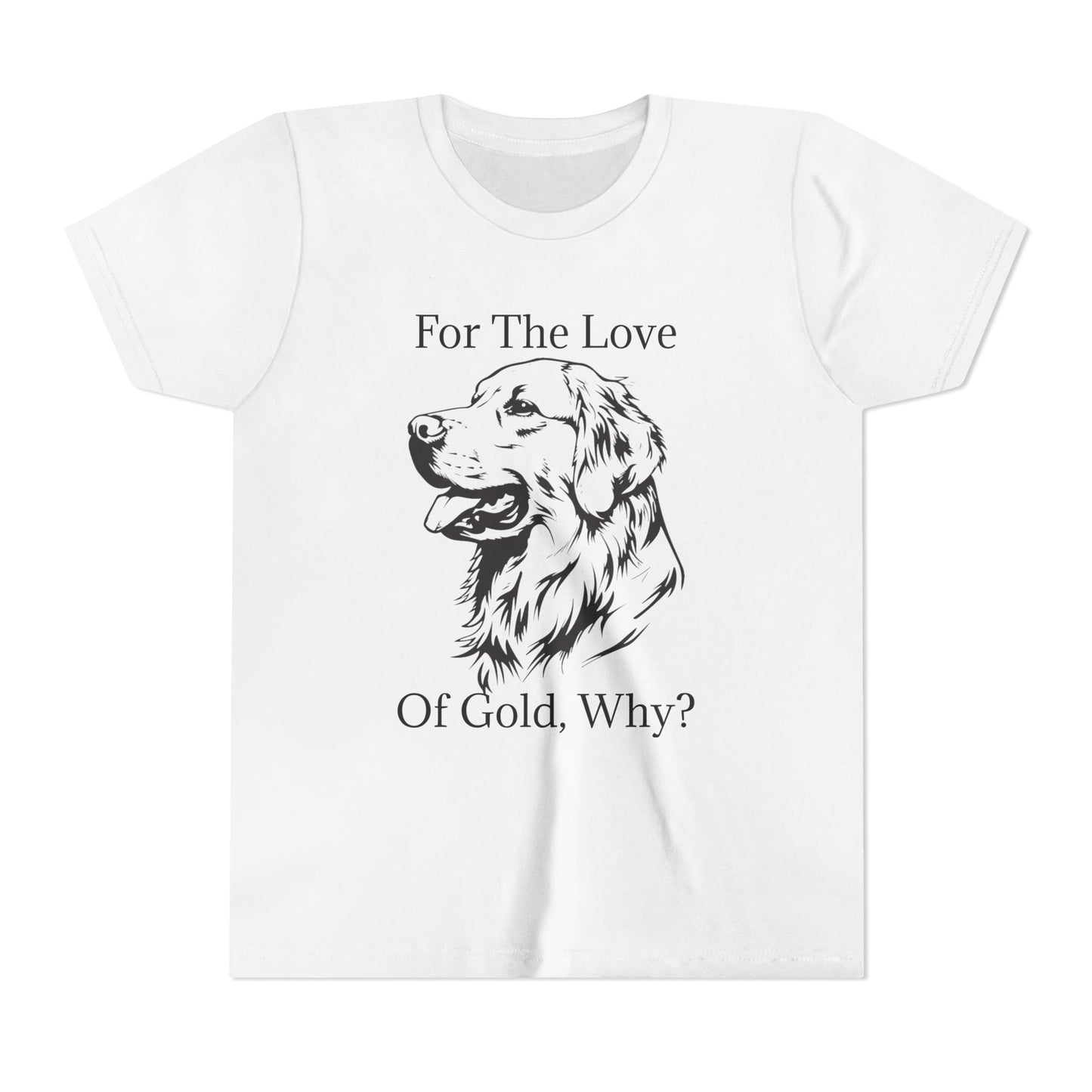 For The Love Of Gold Youth Unisex Short Sleeve Crewneck Tee