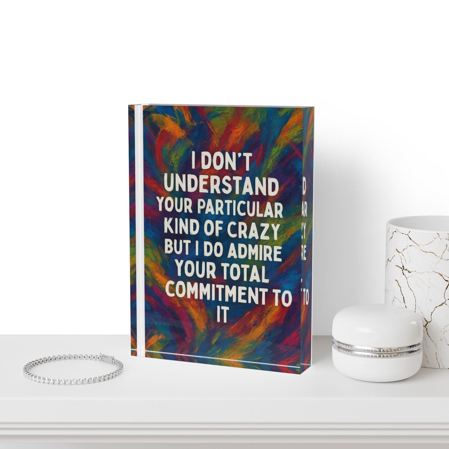 Kind Of Crazy Acrylic Photo Block
