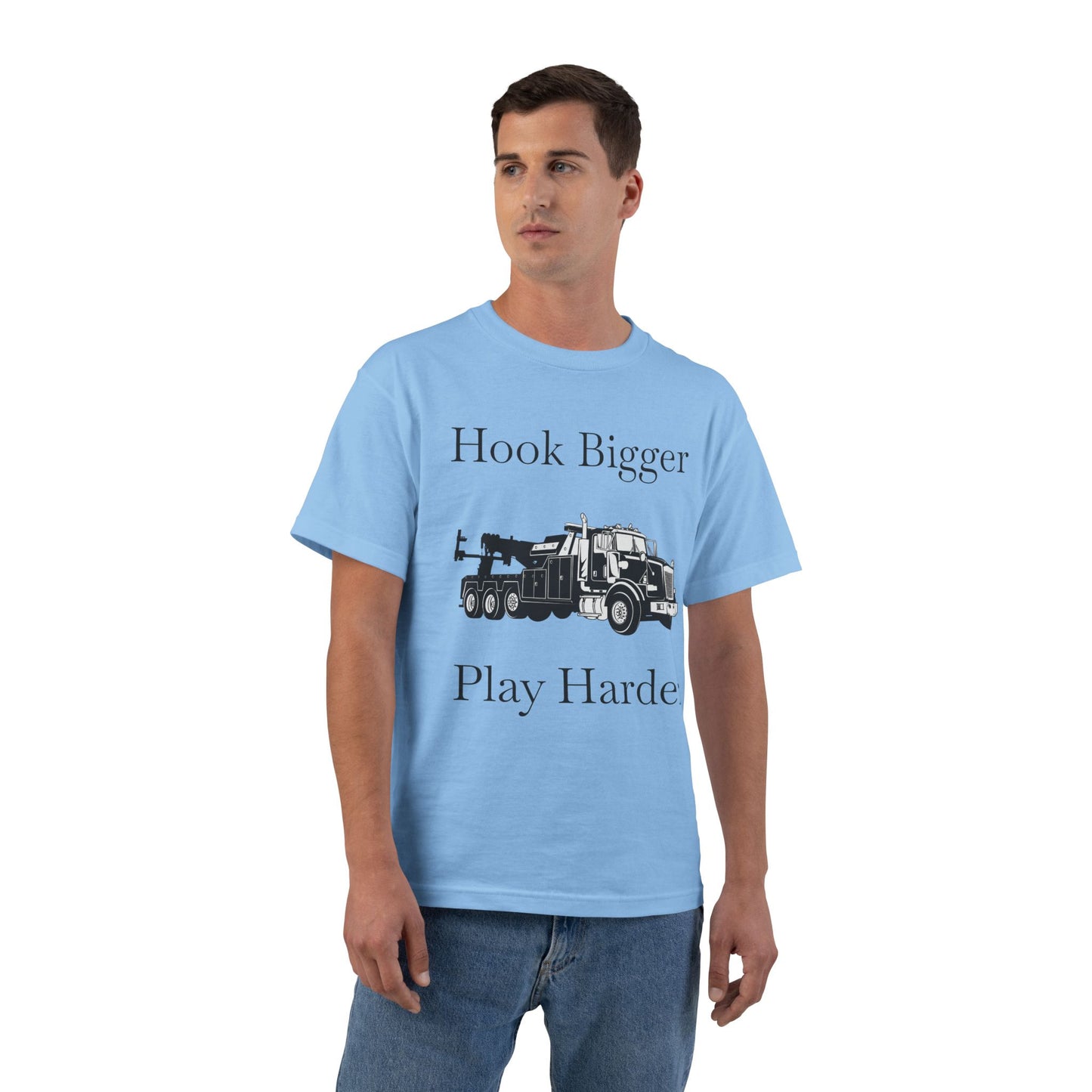 Hook Bigger Men's Short-Sleeve Crewneck Tee