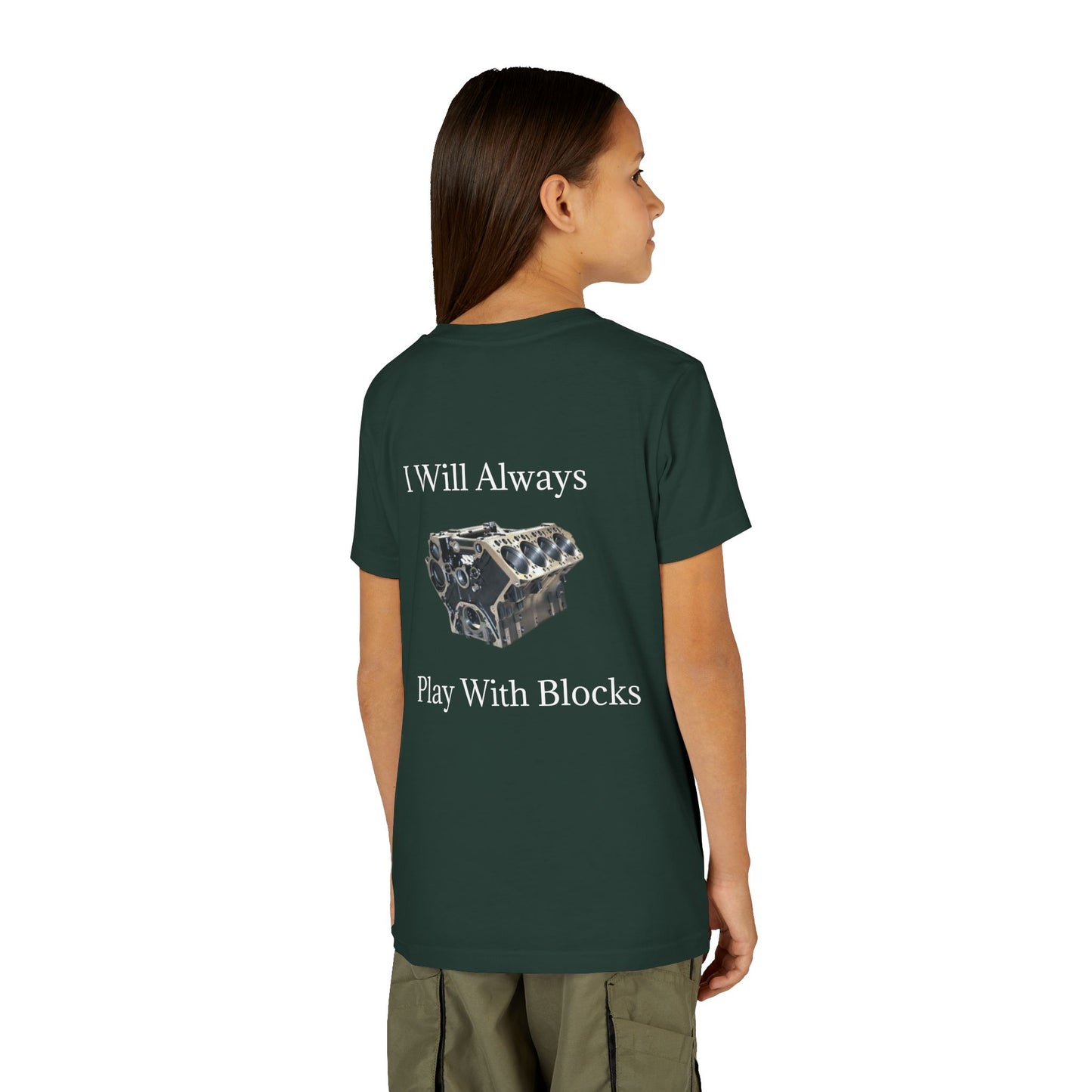 Play With Blocks Youth Unisex Short Sleeve Crewneck Tee