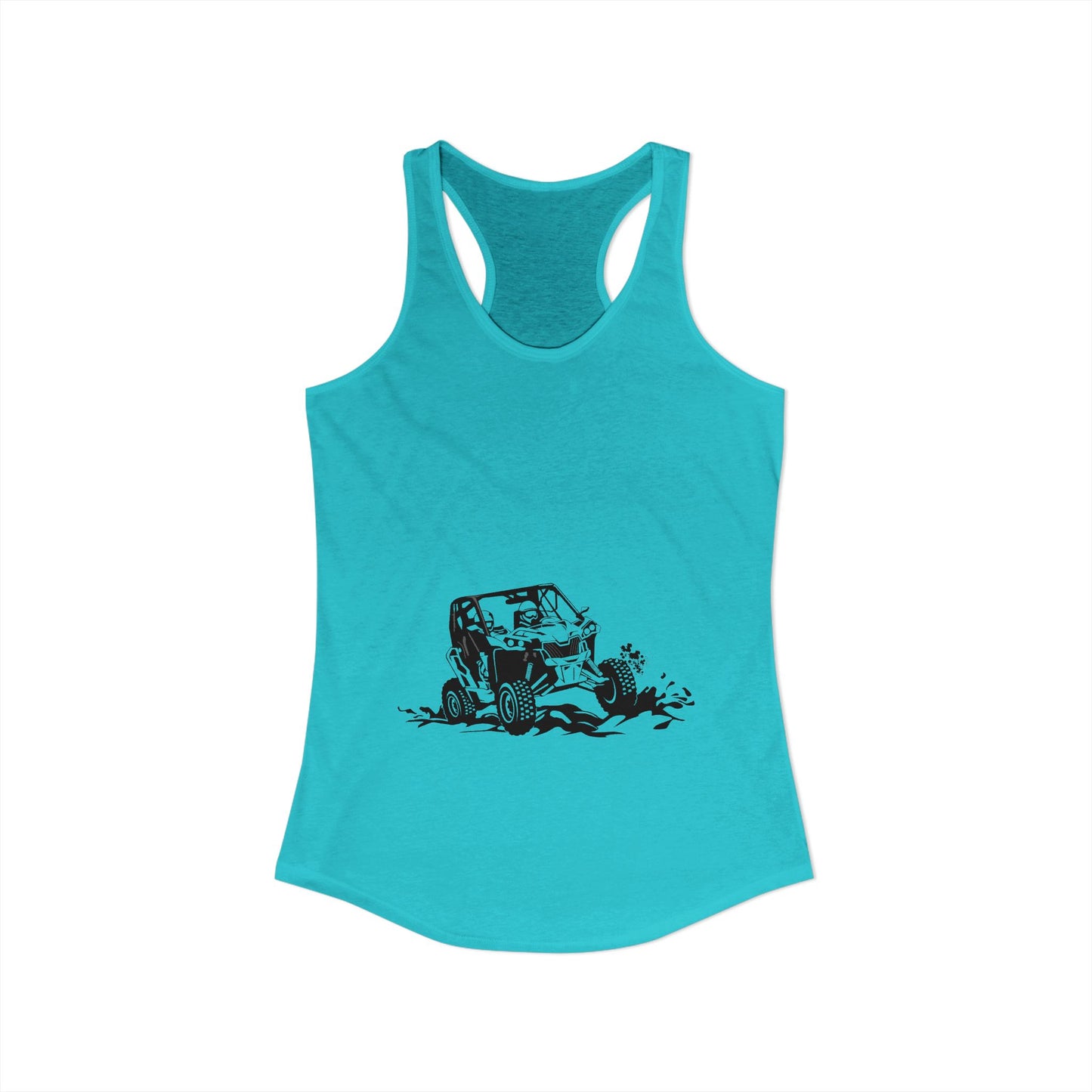 Slingin' Mud Side By Side Women's Racerback Tank