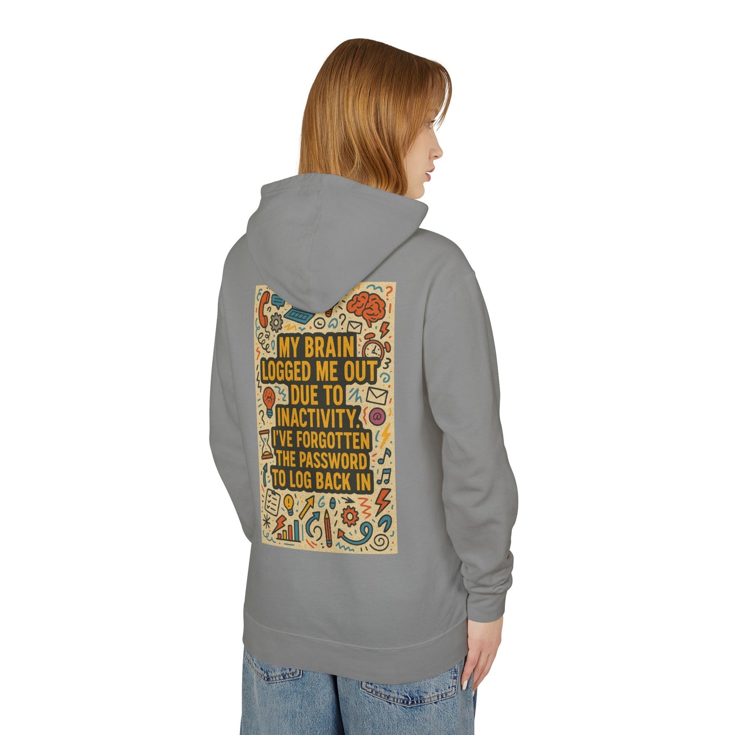 Logged Out Unisex Lightweight Hoodie