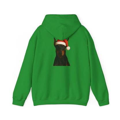 Santa Paws Doberman Unisex Hoodie