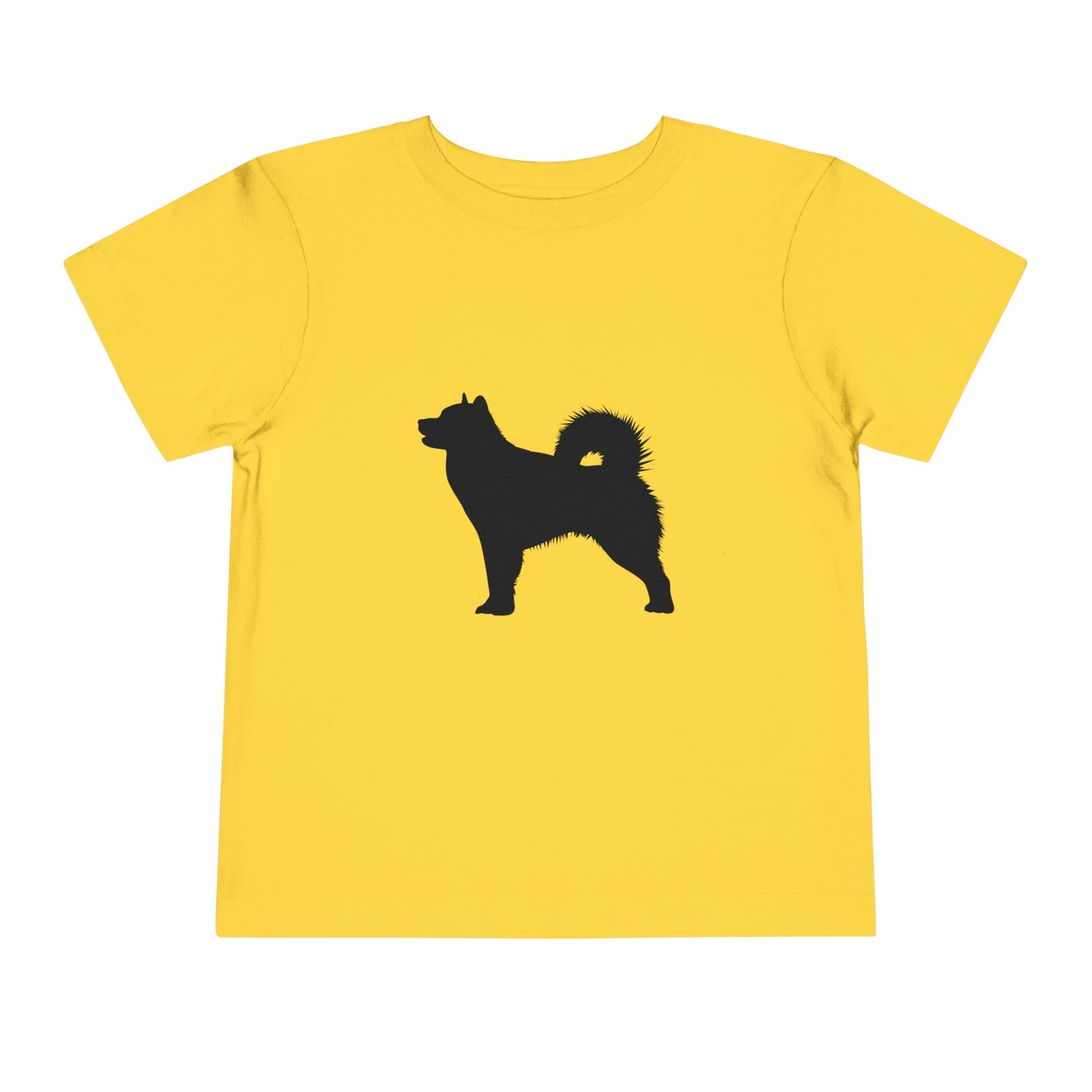 Malamute Silhouette Toddler Unisex Short Sleeve Crewneck Tee