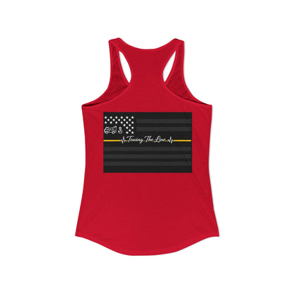 Thin Yellow Line Women's Racerback Tank