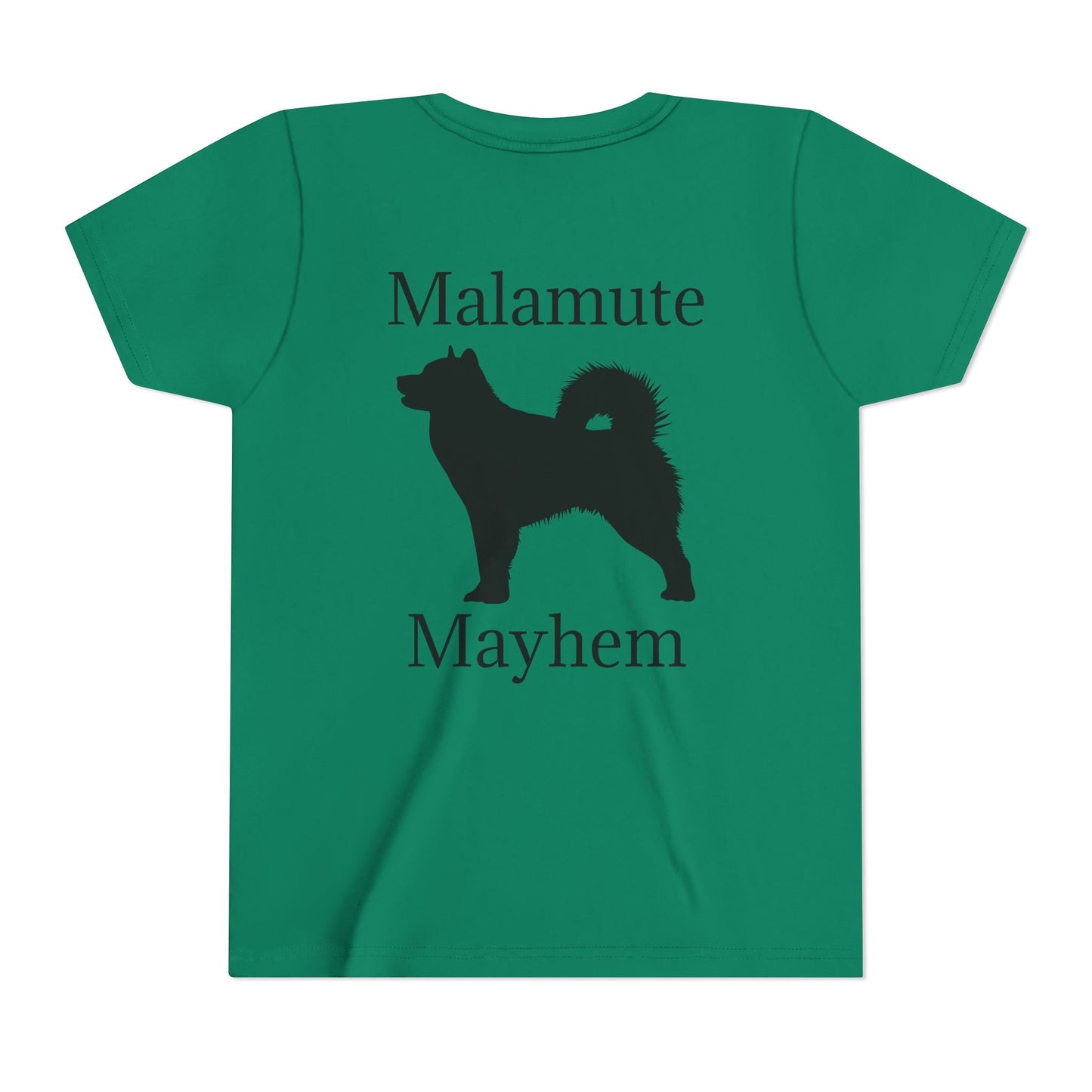 Malamute Mayhem Youth Unisex Short Sleeve Crewneck Tee