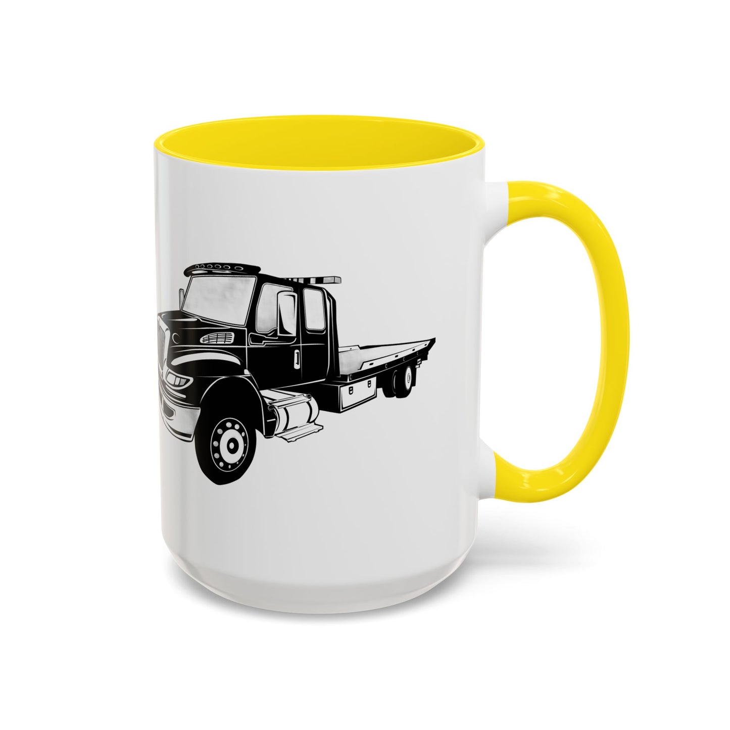 Flatbed Tow Truck 2-Tone Coffee Mug