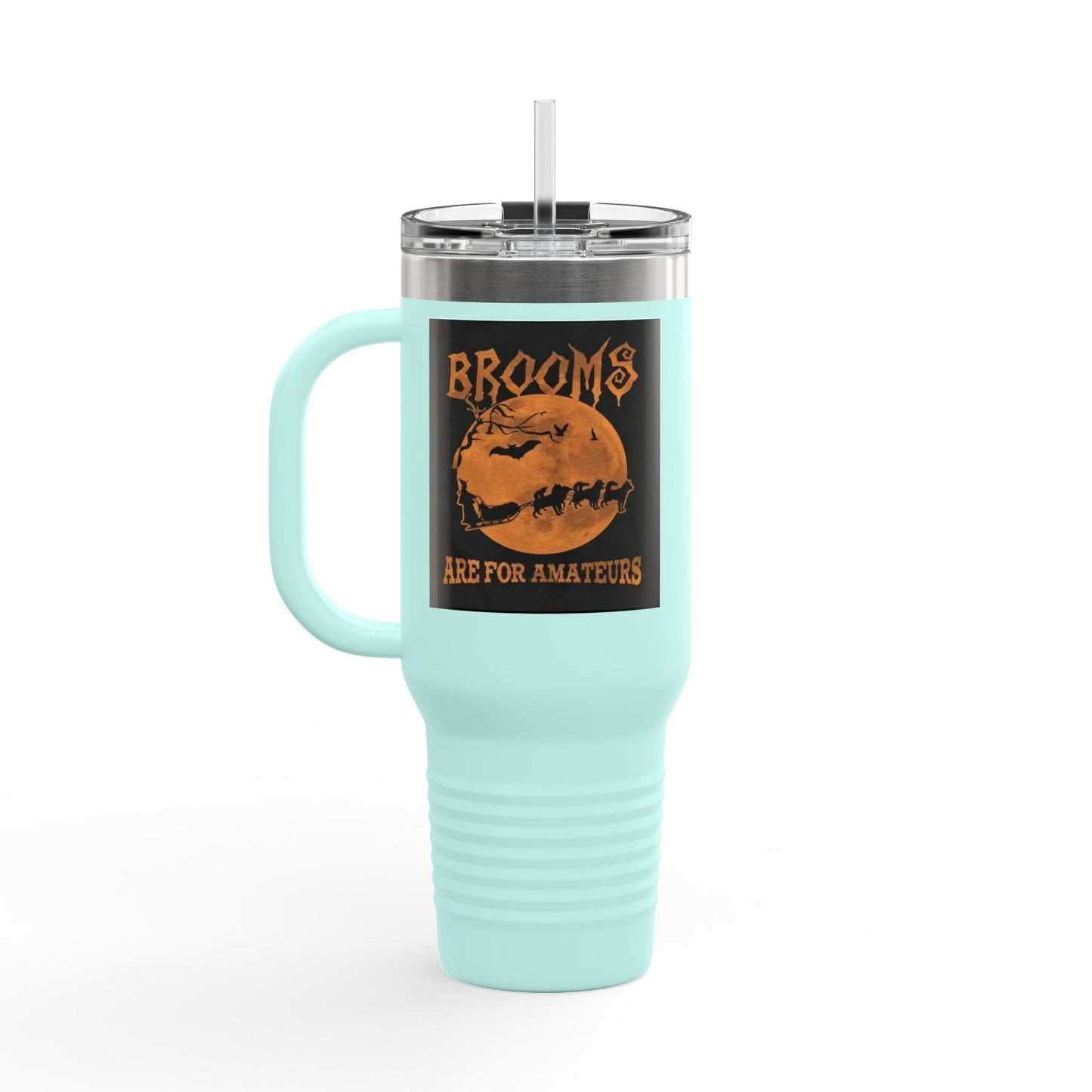 Brooms Are For Amateurs Insulated Travel Mug