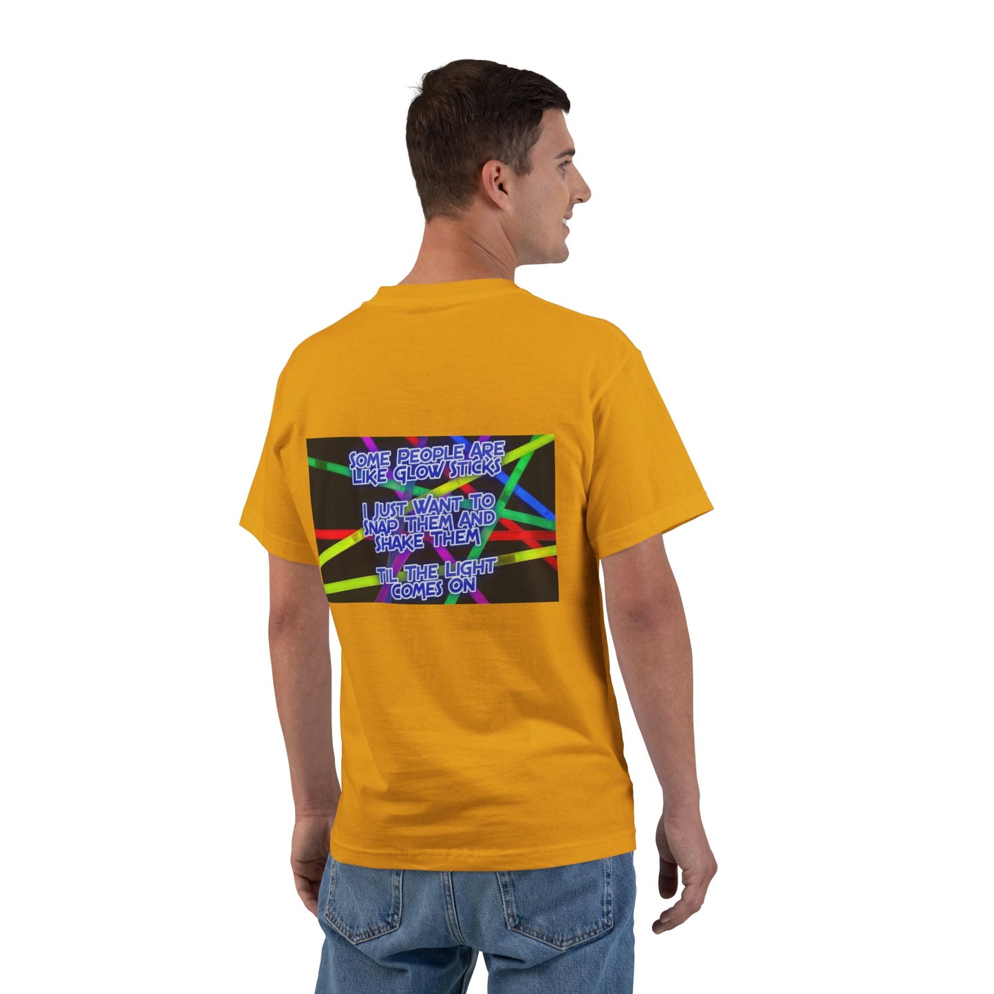 Glow Sticks Men's Short-Sleeve Crewneck Tee