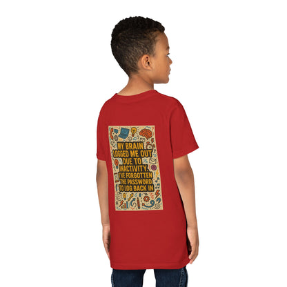 Logged Out Youth Unisex Short Sleeve Crewneck Tee